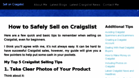 What Howtoselloncraigslistebook.com website looked like in 2016 (8 years ago)