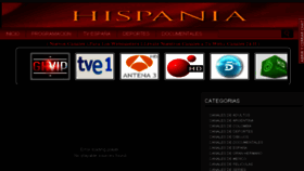 What Hispaniatelevision.com website looked like in 2016 (8 years ago)