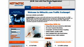 What Hittactic.com website looked like in 2016 (8 years ago)