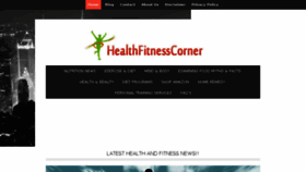 What Healthfitnesscorner.com website looked like in 2016 (8 years ago)