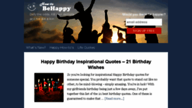 What How-tobehappy.com website looked like in 2016 (8 years ago)