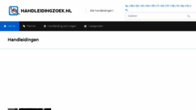 What Handleidingzoeker.nl website looked like in 2016 (8 years ago)