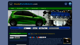 What Hondapartswebsite.com website looked like in 2016 (8 years ago)
