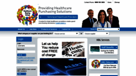 What Healthcarebuyinggroup.com website looked like in 2016 (8 years ago)