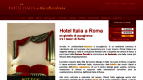 What Hotelitaliaroma.it website looked like in 2016 (8 years ago)