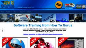 What Howtogurus.com website looked like in 2016 (8 years ago)