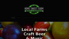 What Homesweetfarm.com website looked like in 2016 (8 years ago)