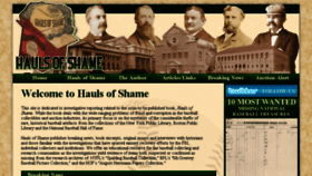 What Haulsofshame.com website looked like in 2016 (8 years ago)