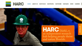 What Harc.edu website looked like in 2016 (8 years ago)