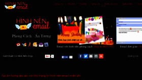 What Hinhnenemail.com website looked like in 2016 (8 years ago)