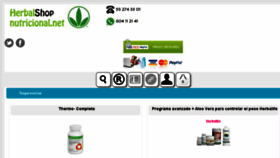 What Herbalshopnutricional.net website looked like in 2016 (8 years ago)