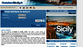 What Hotelsinsicily.it website looked like in 2016 (8 years ago)