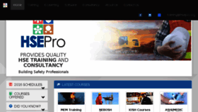 What Hsepro.org website looked like in 2016 (8 years ago)