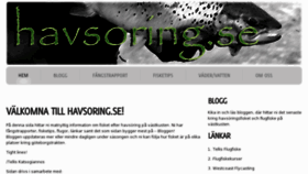 What Havsoring.se website looked like in 2016 (8 years ago)
