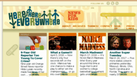 What Htekidsnews.com website looked like in 2016 (8 years ago)