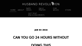 What Husbandrevolution.com website looked like in 2016 (8 years ago)