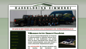 What Hasselbrink-zimmerei.de website looked like in 2016 (8 years ago)