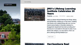 What Harrisonblog.com website looked like in 2016 (8 years ago)