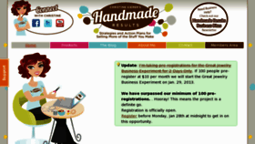 What Handmaderesults.com website looked like in 2016 (8 years ago)