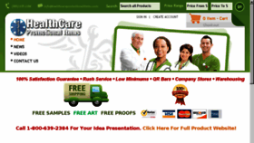 What Healthcarepromotionalitems.com website looked like in 2016 (8 years ago)