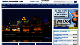 What Hellolouisville.com website looked like in 2016 (8 years ago)