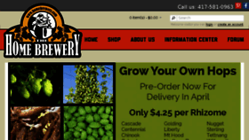 What Homebrewery.com website looked like in 2016 (8 years ago)