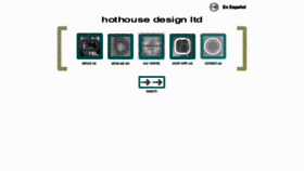 What Hothouse-design.co.uk website looked like in 2016 (8 years ago)