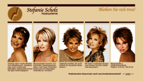 What Haarsysteme-scholz.de website looked like in 2016 (8 years ago)