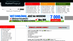What Humorpage.pl website looked like in 2016 (8 years ago)