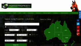 What Horseproperty.com.au website looked like in 2016 (8 years ago)