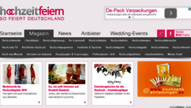 What Hochzeit-feiern.net website looked like in 2016 (8 years ago)