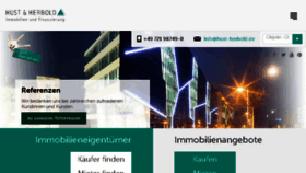 What Hust-herbold.de website looked like in 2016 (8 years ago)