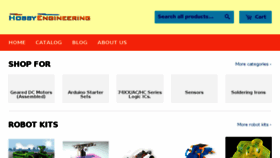 What Hobbyengineering.com website looked like in 2016 (8 years ago)