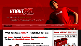 What Heightxl.com website looked like in 2016 (8 years ago)