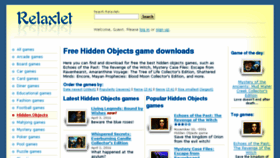 What Hiddenobjects-games.relaxlet.com website looked like in 2016 (8 years ago)