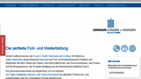 What Haas-seminare-steuern-finanzen.de website looked like in 2016 (8 years ago)