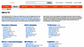 What Hifi-tv.testberichte.de website looked like in 2016 (8 years ago)