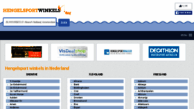 What Hengelsportwinkels.nl website looked like in 2016 (8 years ago)