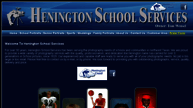 What Henington.com website looked like in 2016 (8 years ago)