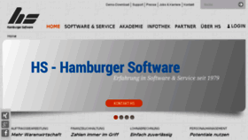 What Hamburger-software.de website looked like in 2016 (8 years ago)