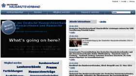 What Hausaerzteverband.de website looked like in 2016 (8 years ago)