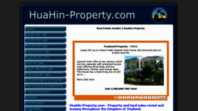 What Huahin-property.com website looked like in 2016 (8 years ago)
