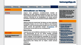 What Heizungstipp.de website looked like in 2016 (8 years ago)