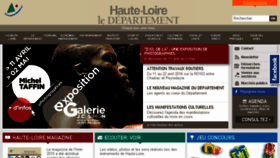 What Haute-loire.fr website looked like in 2016 (8 years ago)