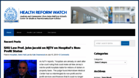 What Healthreformwatch.com website looked like in 2016 (8 years ago)