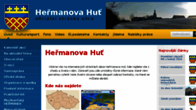 What Hermanovahut.cz website looked like in 2016 (8 years ago)