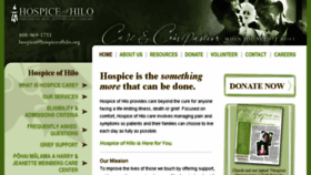 What Hospiceofhilo.org website looked like in 2016 (8 years ago)