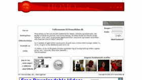 What Homosiden.dk website looked like in 2016 (8 years ago)