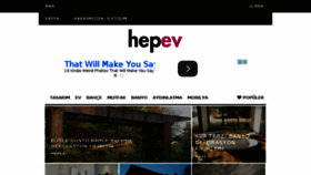 What Hepev.com website looked like in 2016 (8 years ago)