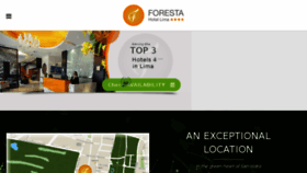 What Hotelforestalima.com website looked like in 2016 (8 years ago)